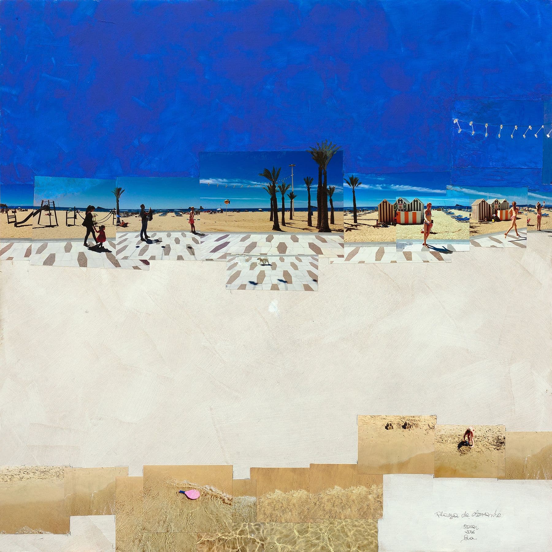 Eva Blanch 15 2016 Levante 01 Mosaicocollage Benidorm